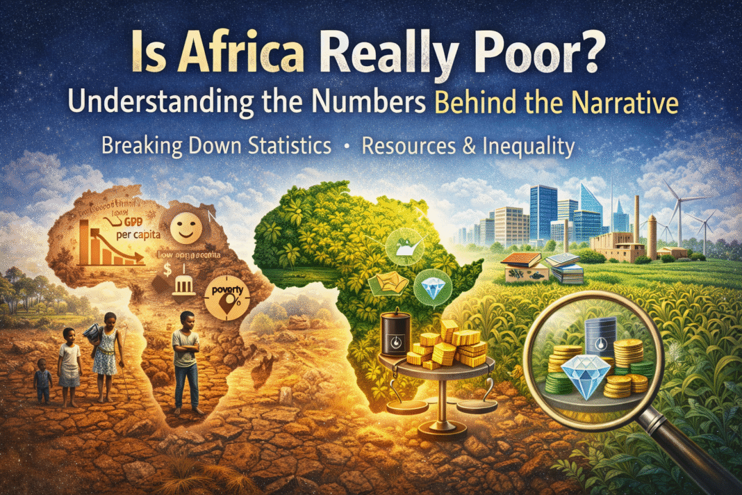 Is Africa really poor? This article breaks down the numbers, resources, and economic realities behind the poverty narrative to reveal a more complex truth.